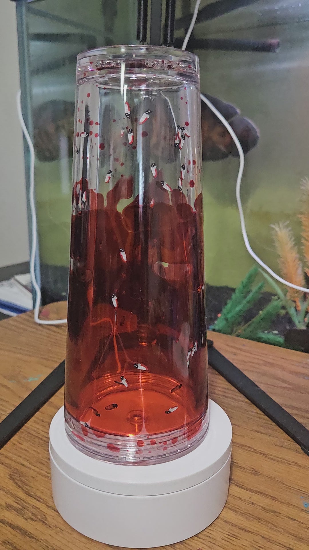 LIVE 24oz customized snowglobe tumbler