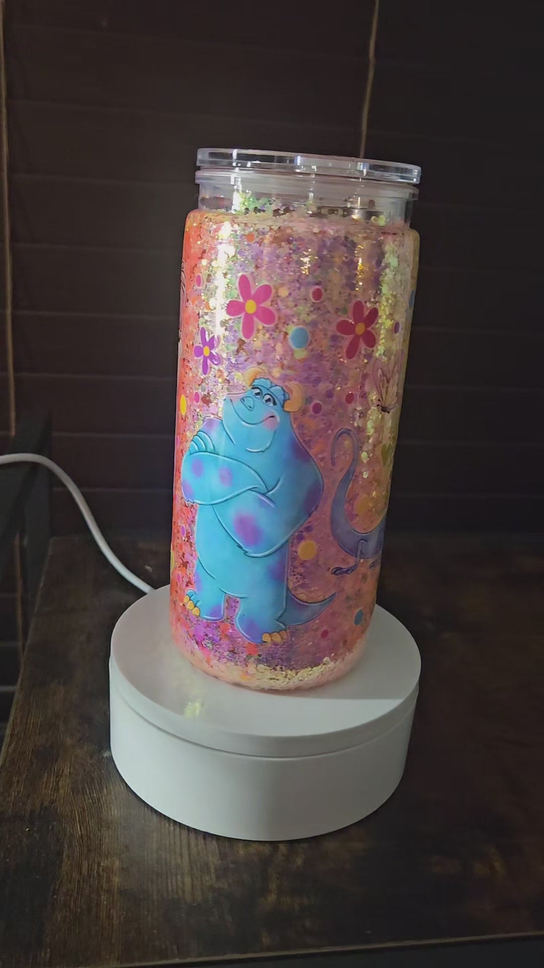 20 oz monsters snowglobe