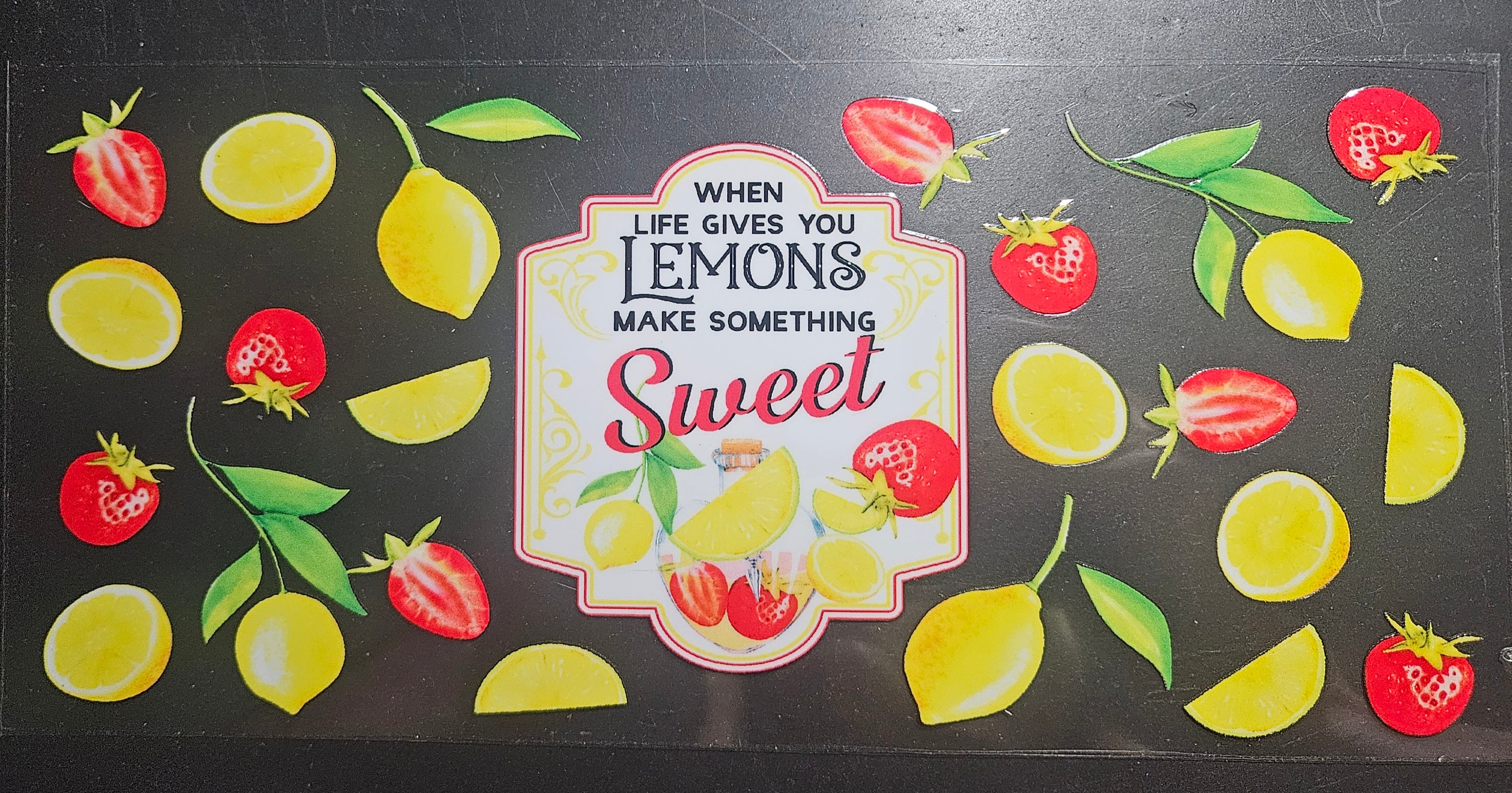 Strawberry and lemons