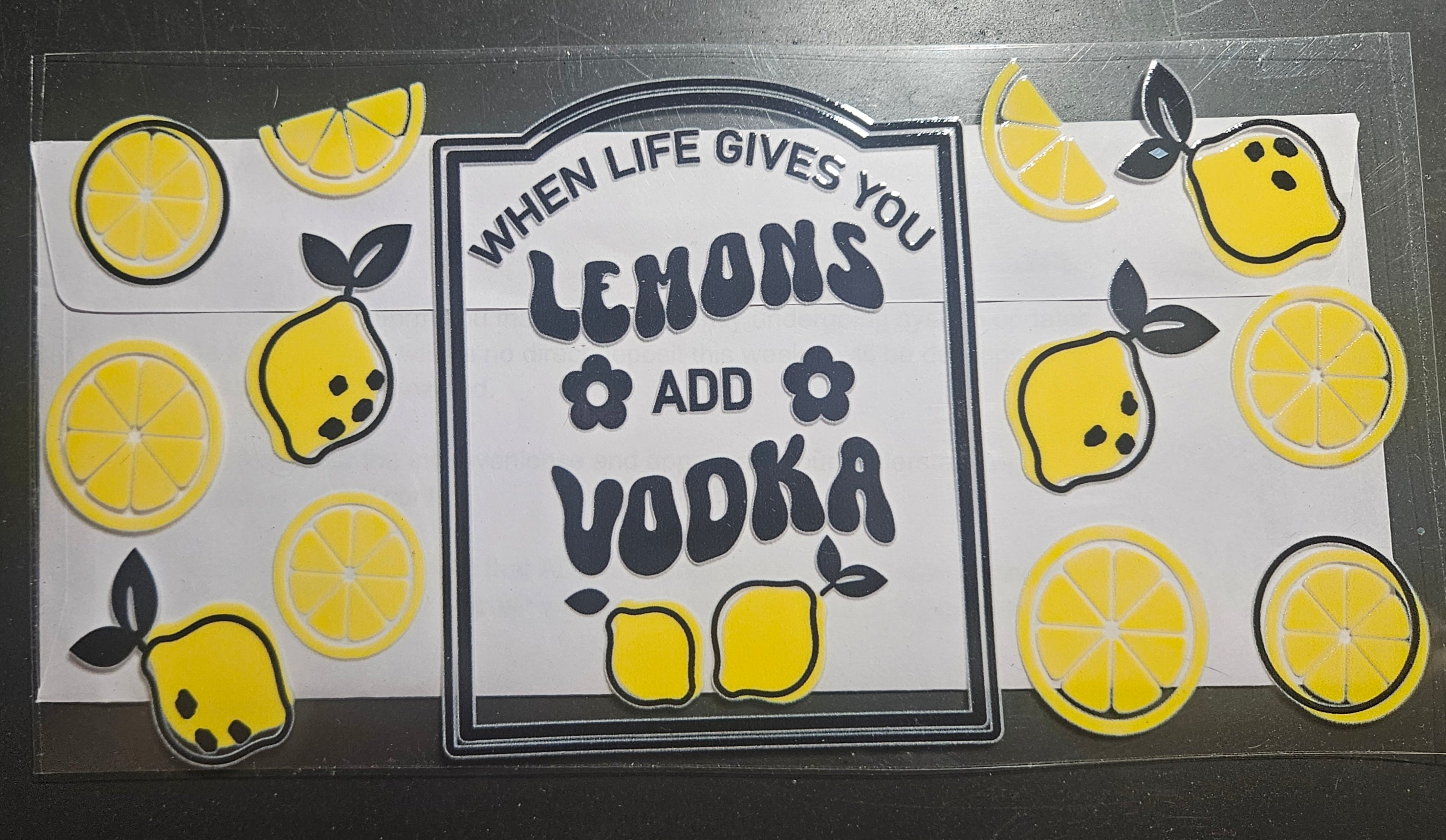 Lemons and vodka