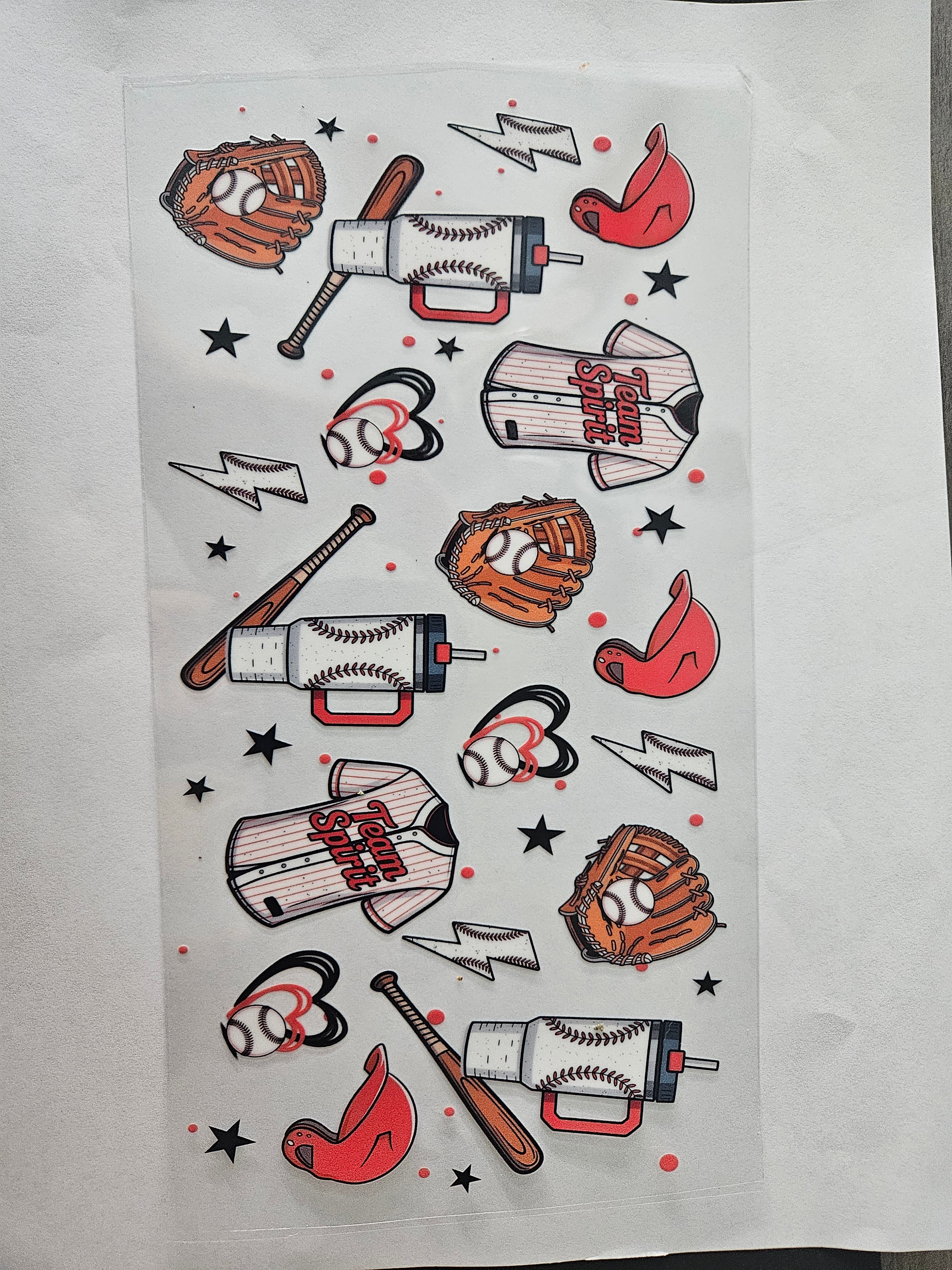 Baseball uv dtf wtap